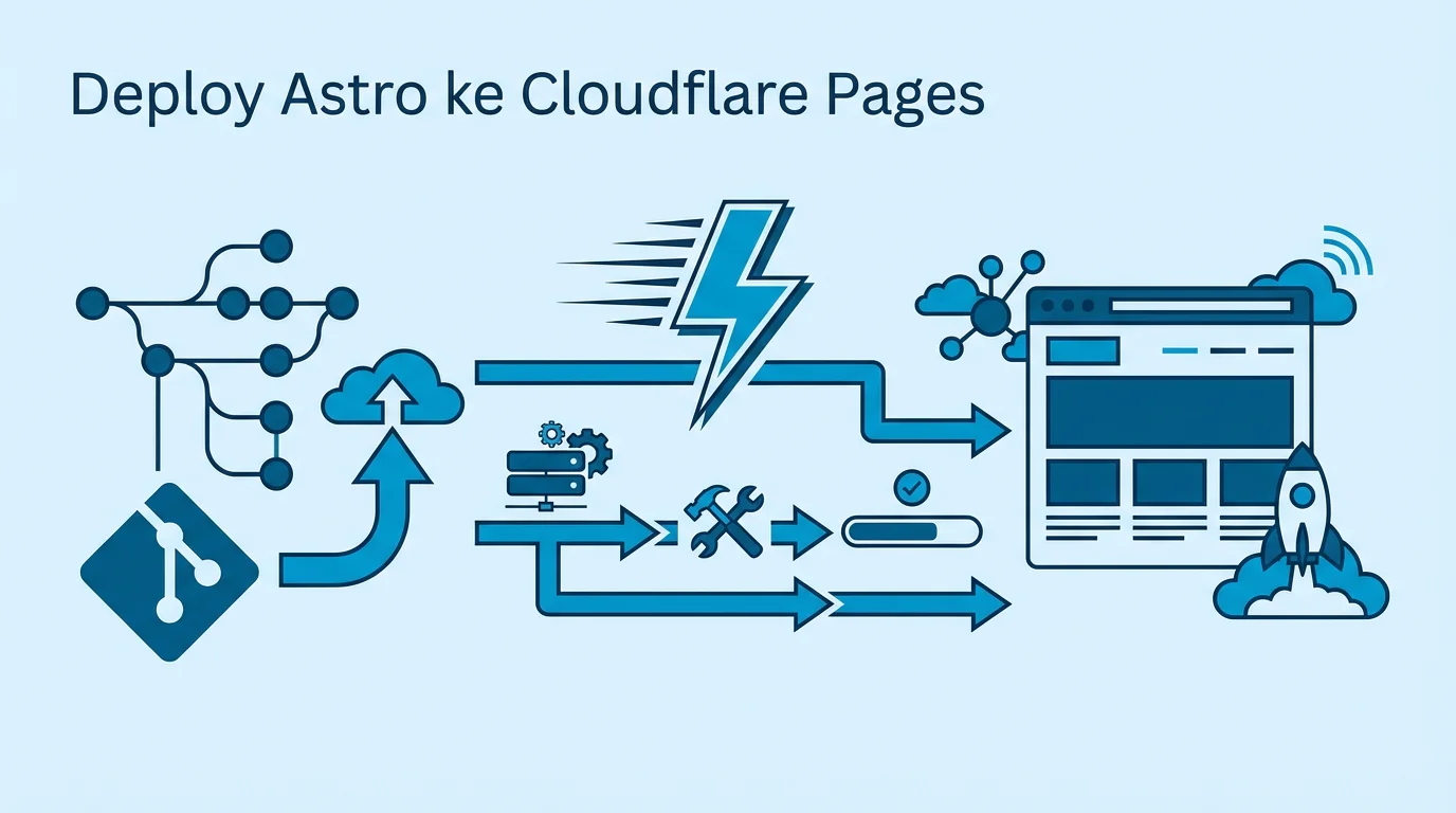 Cara Gratis Deploy Web Astro ke Cloudflare Pages dengan GitHub